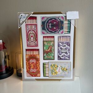 Framed Designer Matchbox Art